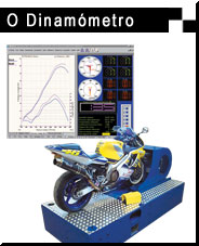 Bancos de potência dinamométricos e inerciais para motas motociclos